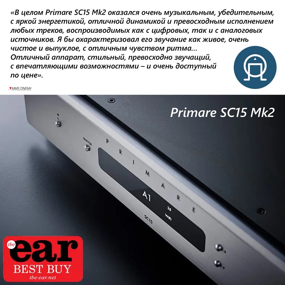 Обзор Primare SC15 Prisma Mk2, подготовленный экспертами The Ear